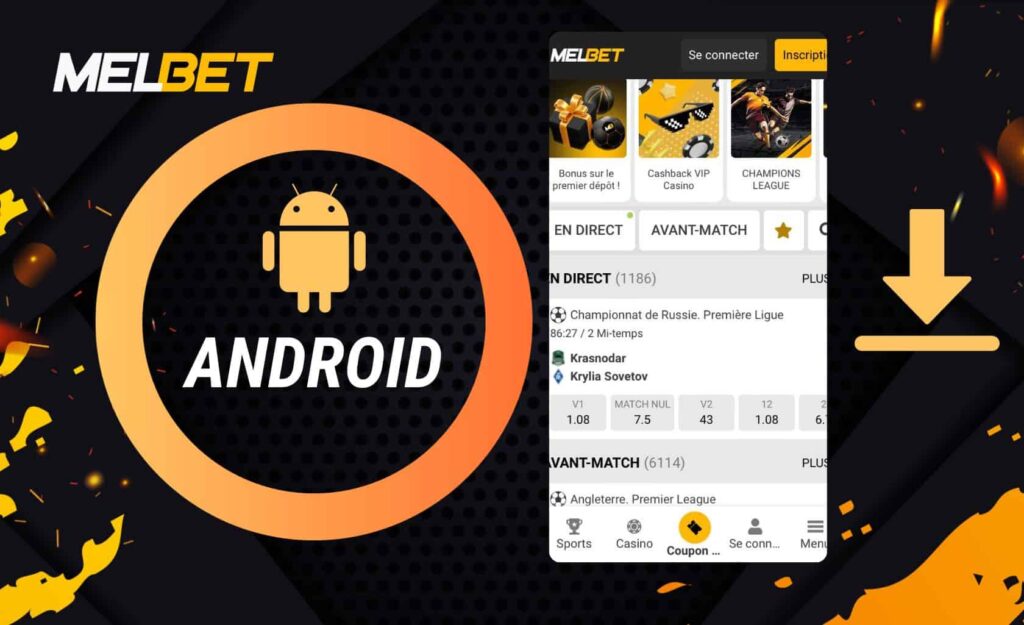 Melbet Côte d'Ivoire l'application Android télécharger