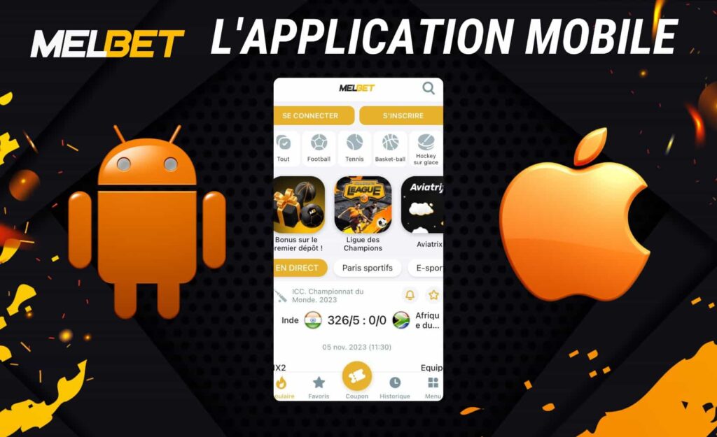 Melbet Côte d'Ivoire l'application mobile révision